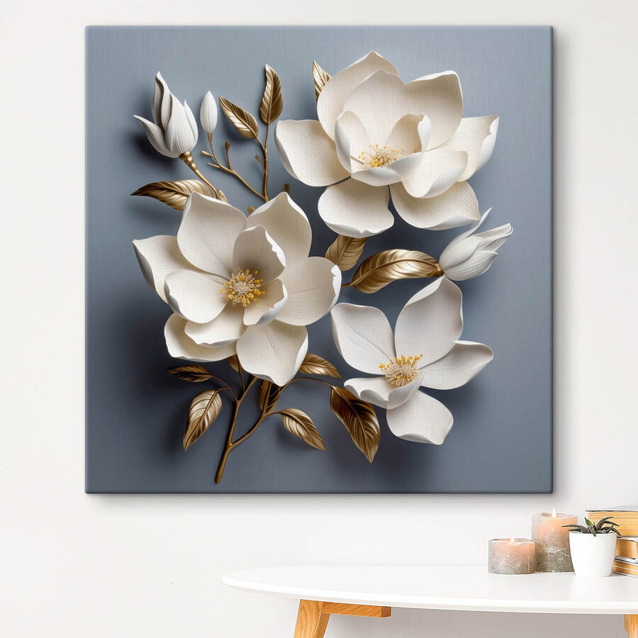 Delicate bloemen op een zachte achtergrond