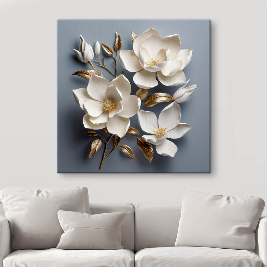 Delicate bloemen op een zachte achtergrond
