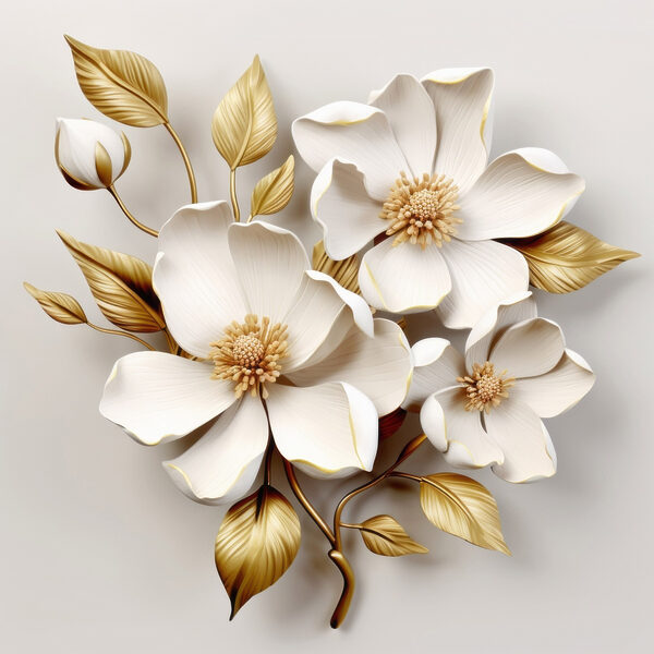 Elegant bloemenontwerp met delicate texturen Elegant bloemenontwerp met delicate texturen