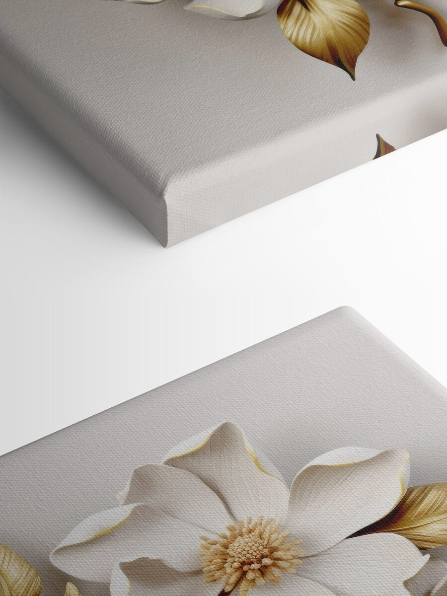 Elegant bloemenontwerp met delicate texturen