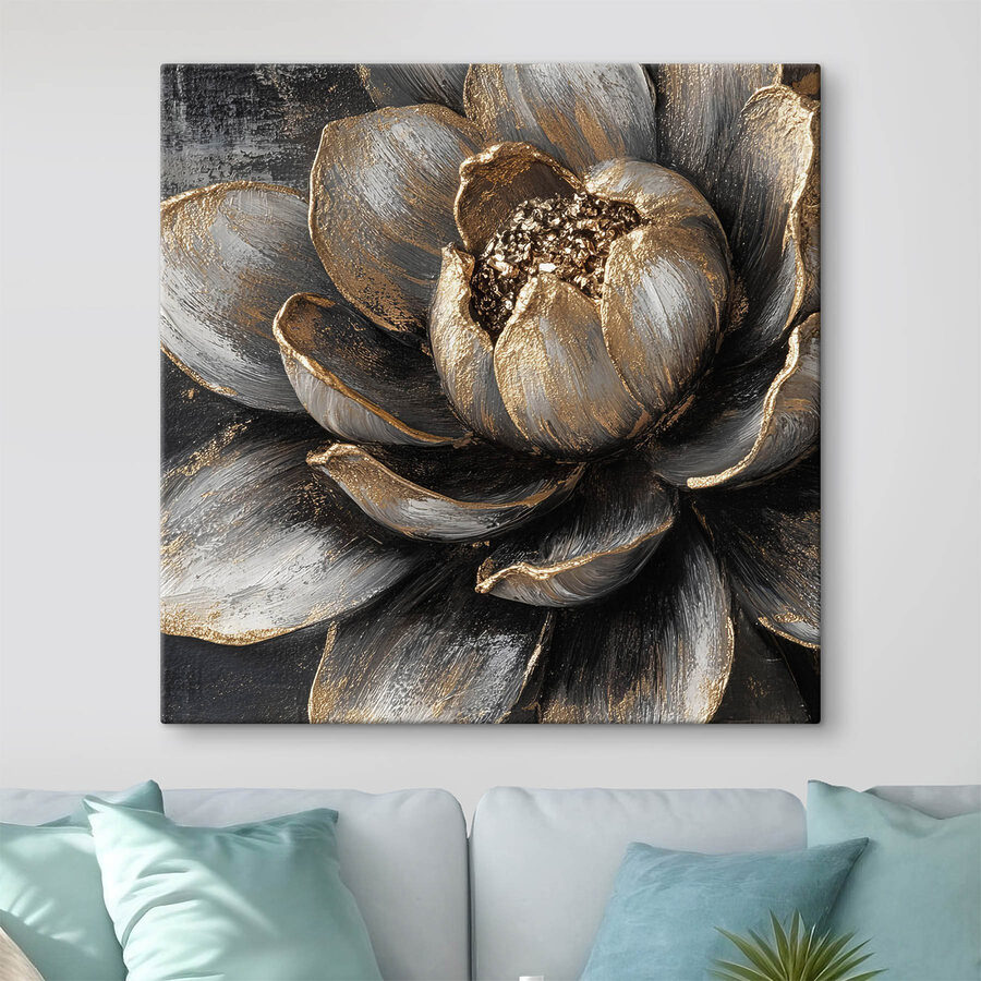 Elegant bloemmotief met opvallende accenten