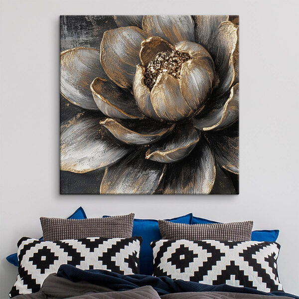 Elegant bloemmotief met opvallende accenten Elegant bloemmotief met opvallende accenten