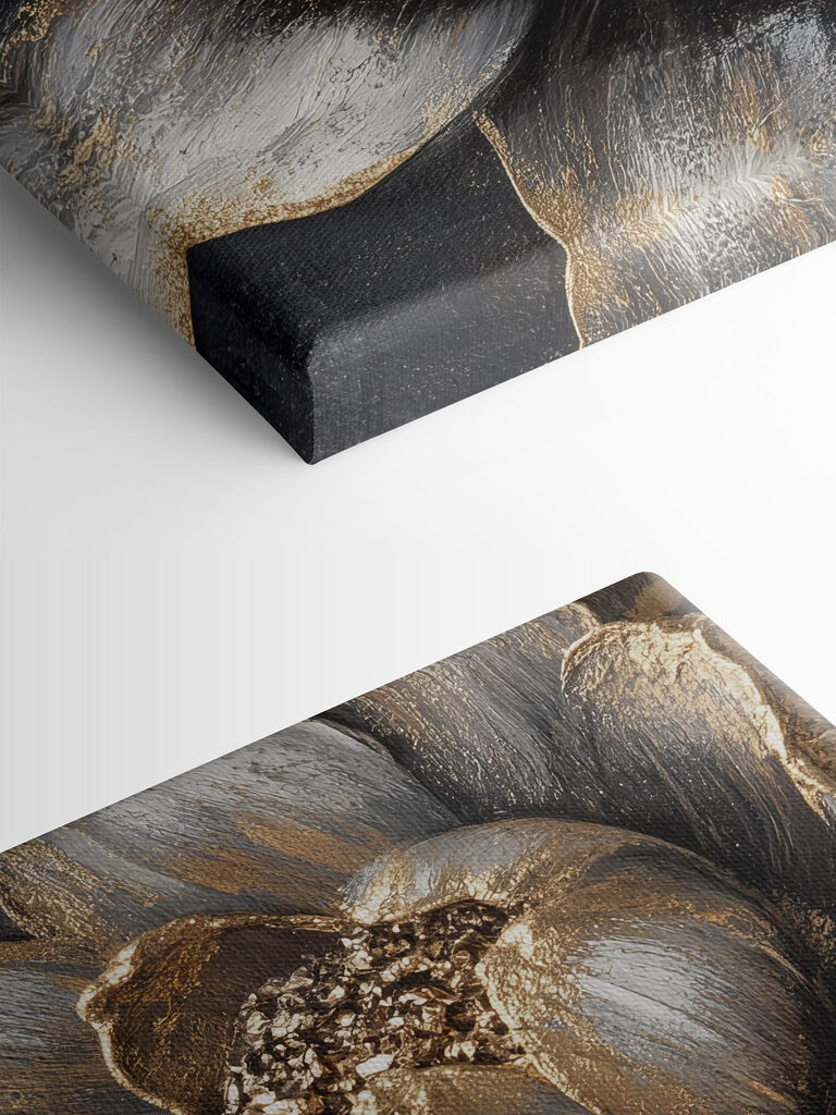 Elegant floral design with bold accents