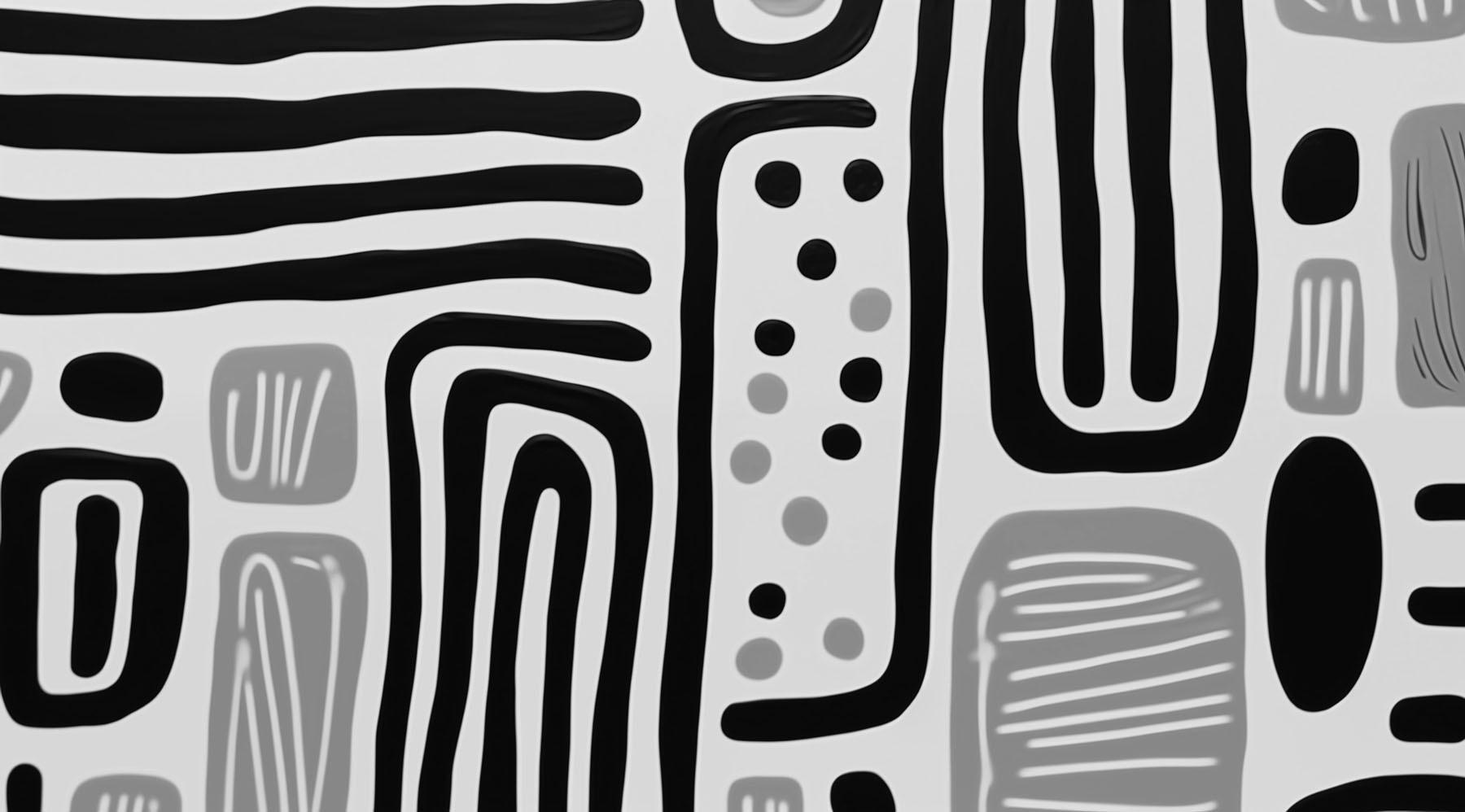 Black and white pattern Black and white pattern