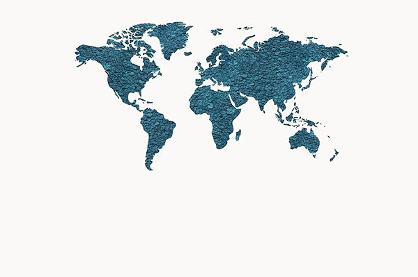 Kaart van de wereld Kaart van de wereld