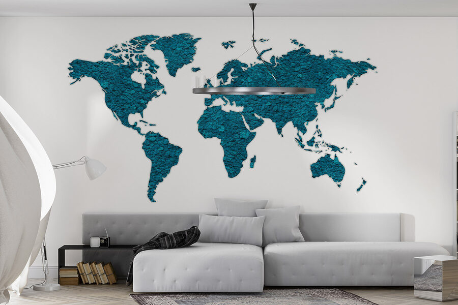 Kaart van de wereld