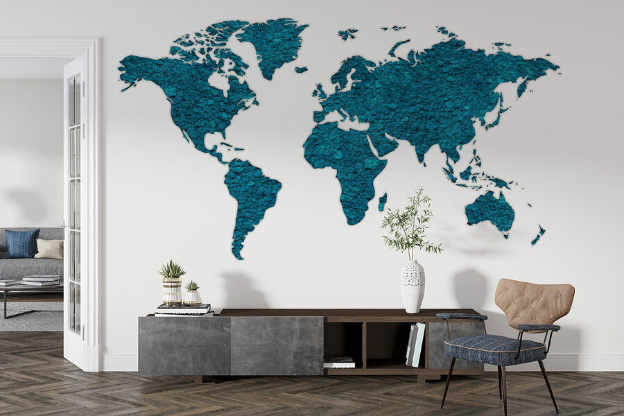 Kaart van de wereld