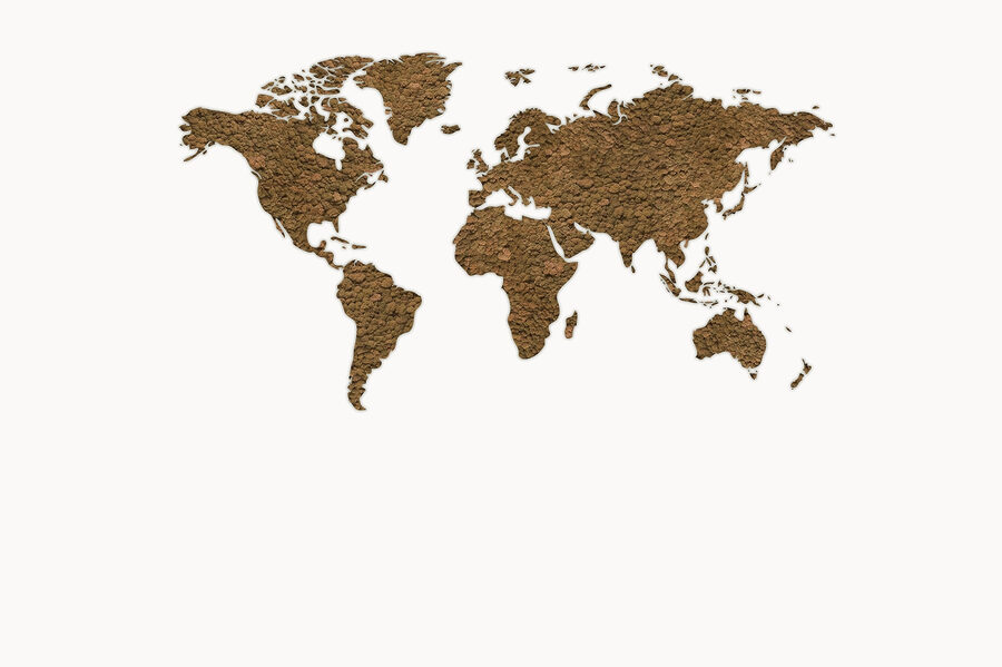 Kaart van de wereld