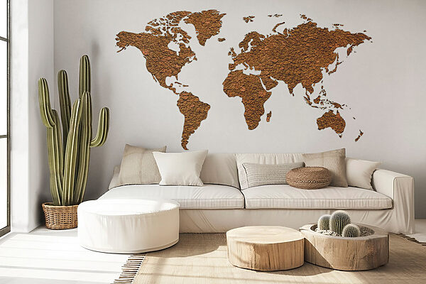 Kaart van de wereld Kaart van de wereld