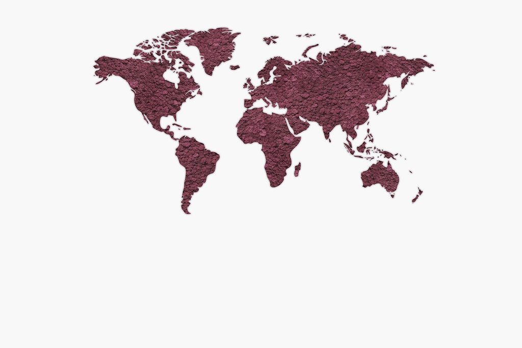 Kaart van de wereld Kaart van de wereld
