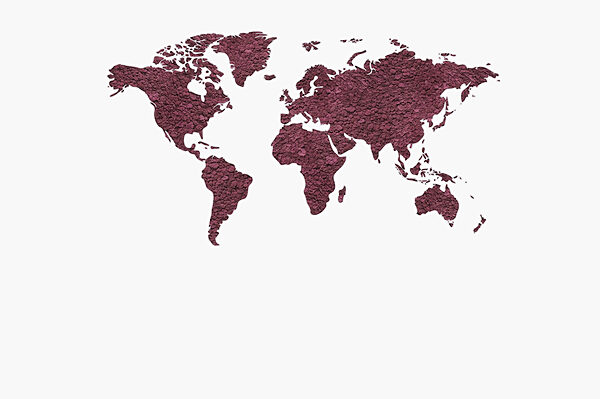Kaart van de wereld Kaart van de wereld