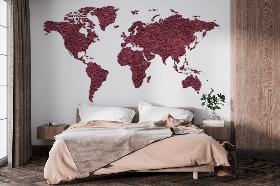 Kaart van de wereld