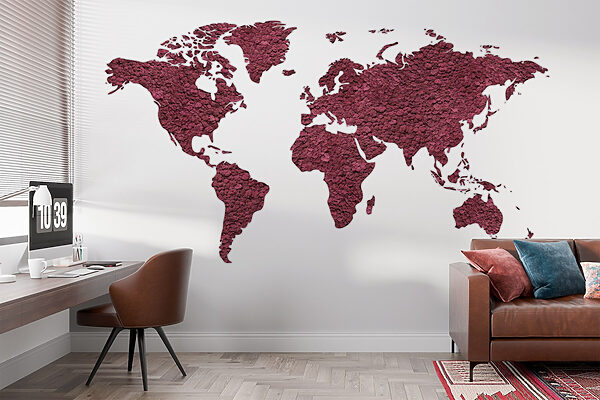 Kaart van de wereld Kaart van de wereld