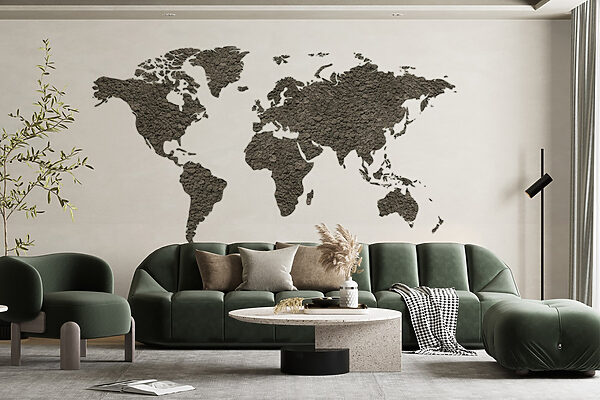Kaart van de wereld Kaart van de wereld