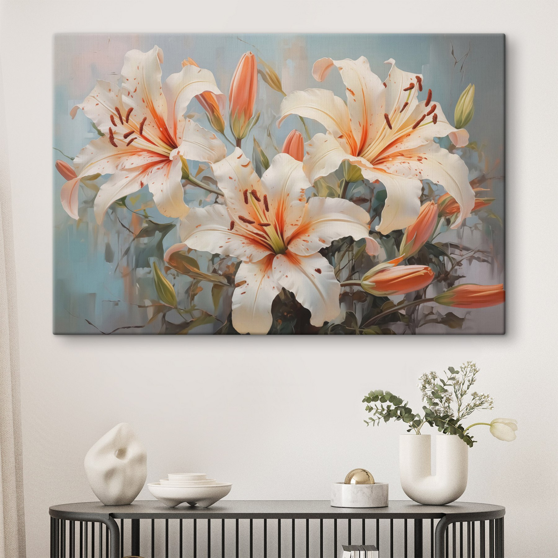 Group of white flowers