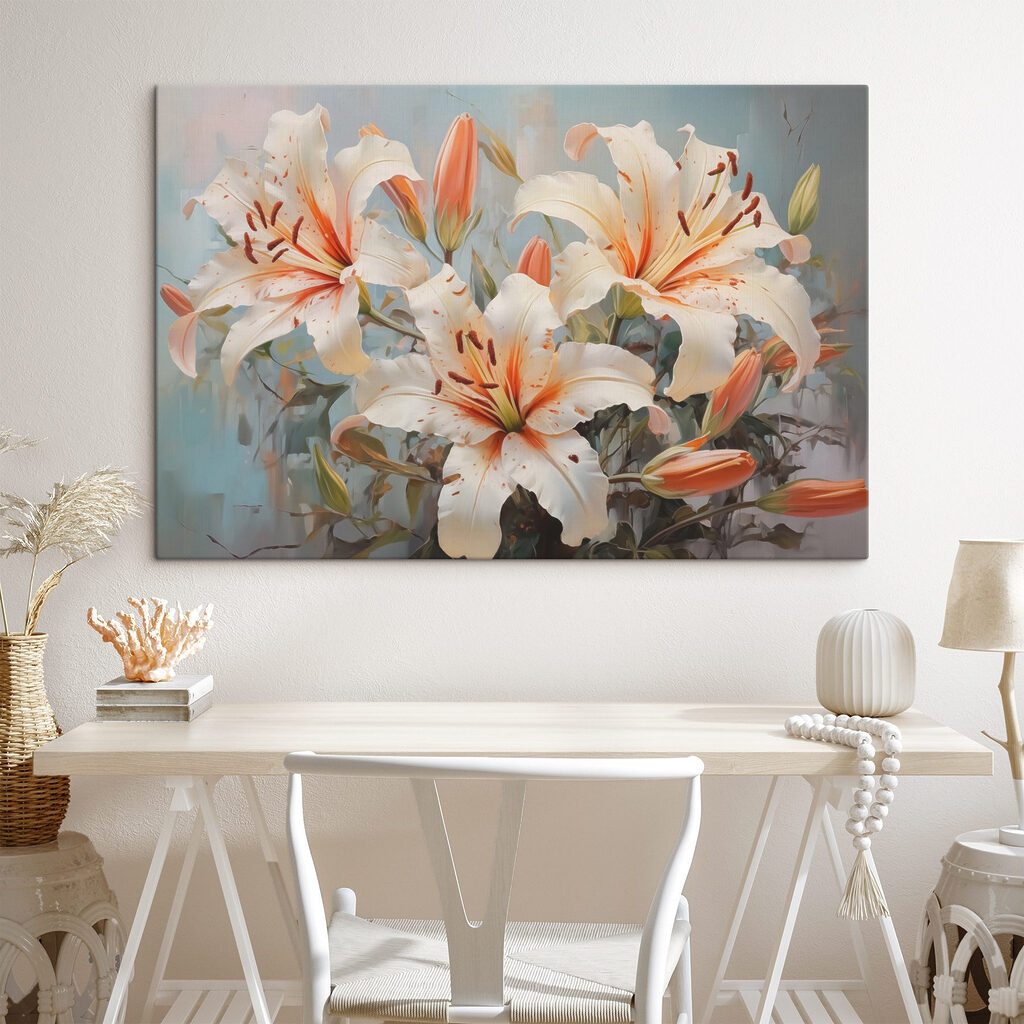 Group of white flowers