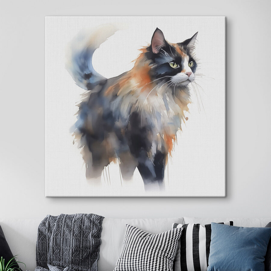 Kat met lange snorharen Kat met lange snorharen
