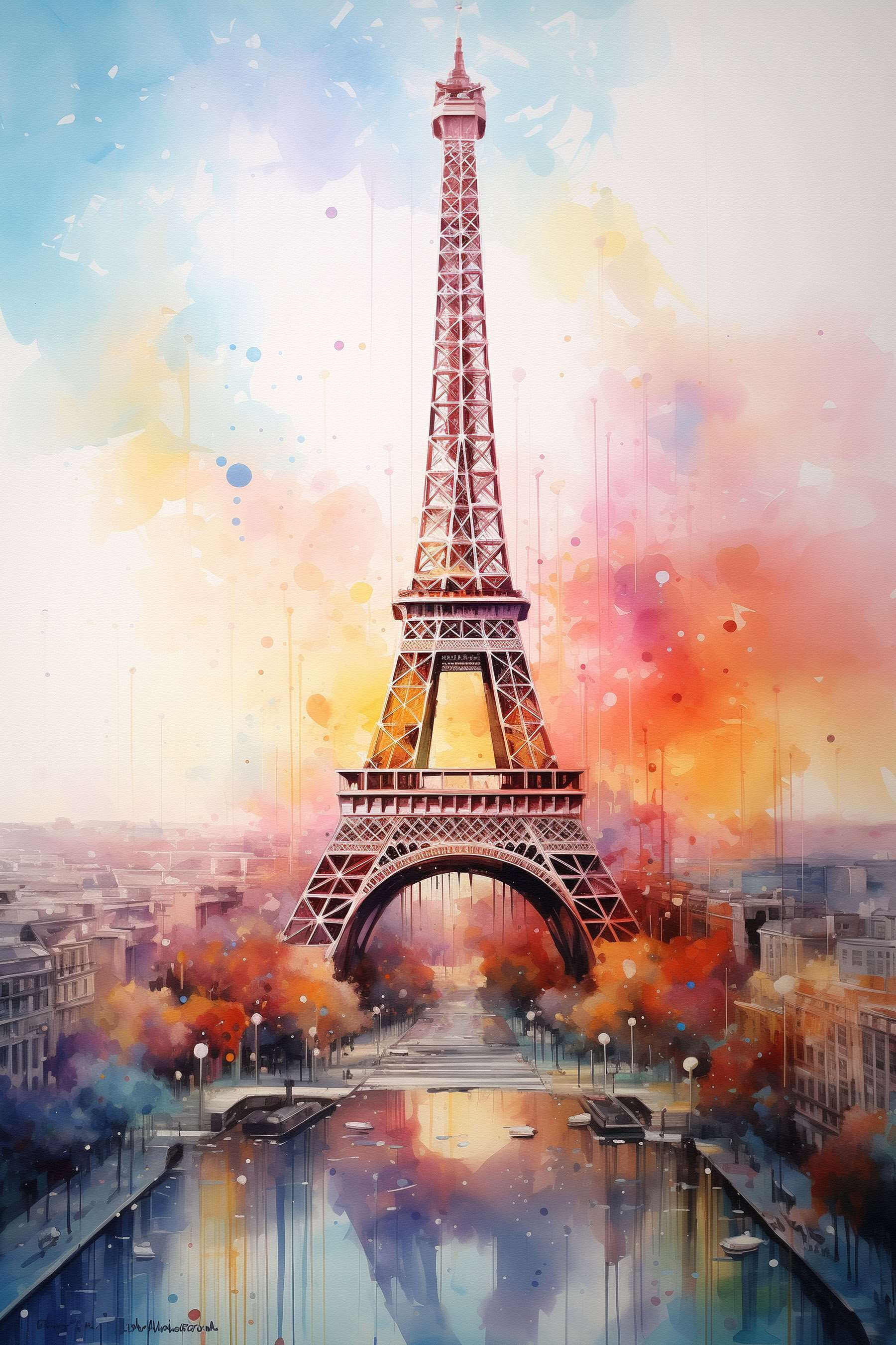 Painting of a tower