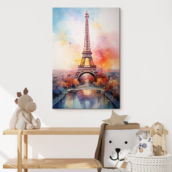 Schilderij van een toren Schilderij van een toren