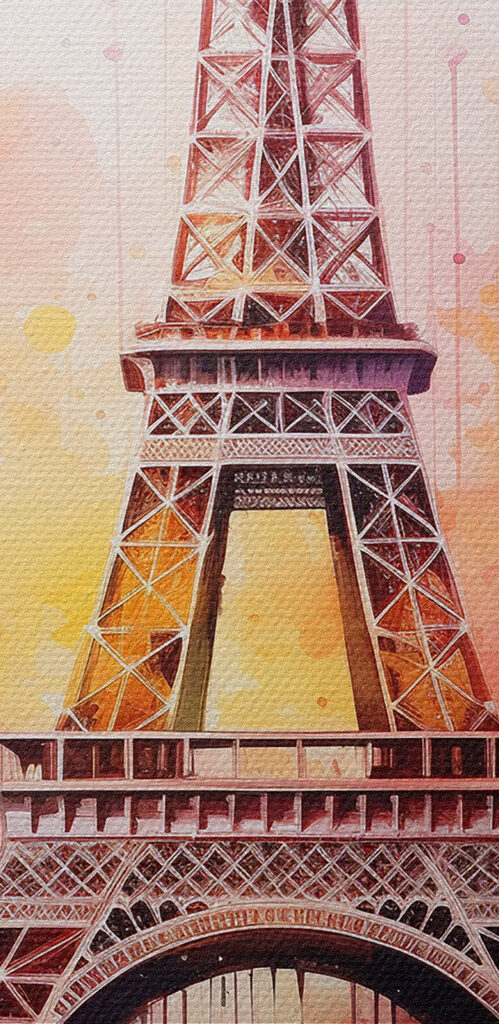 Painting of a tower