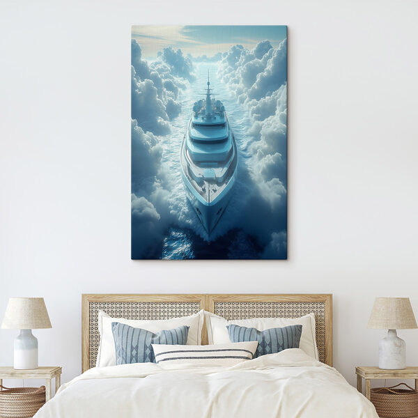 Schip in de wolken Schip in de wolken