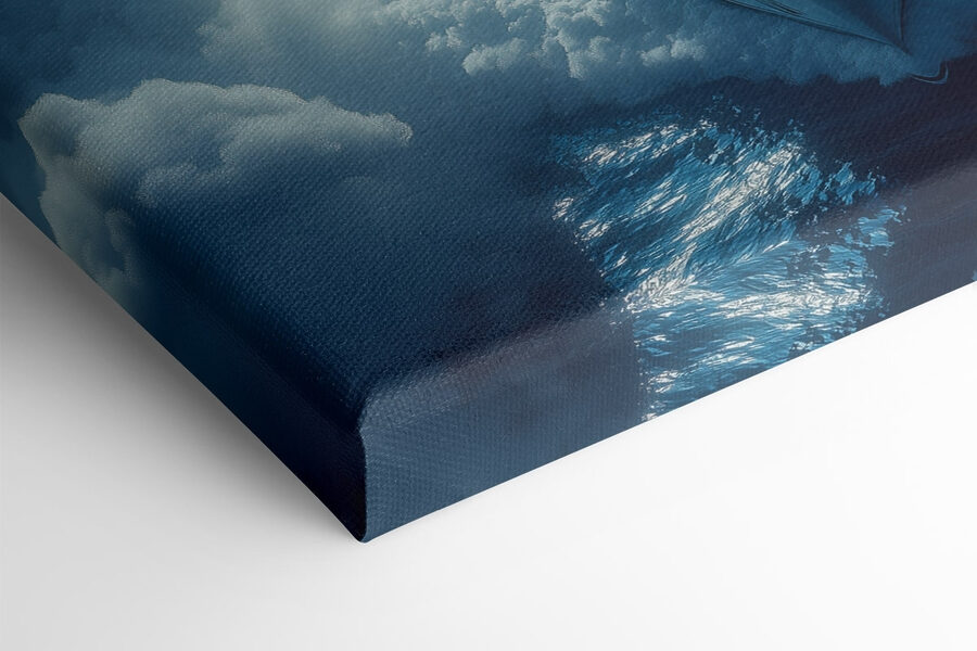 Schip in de wolken