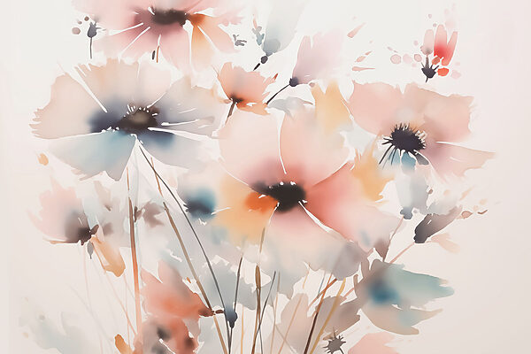Schilderen van bloemen Schilderen van bloemen