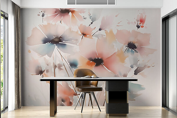 Schilderen van bloemen Schilderen van bloemen