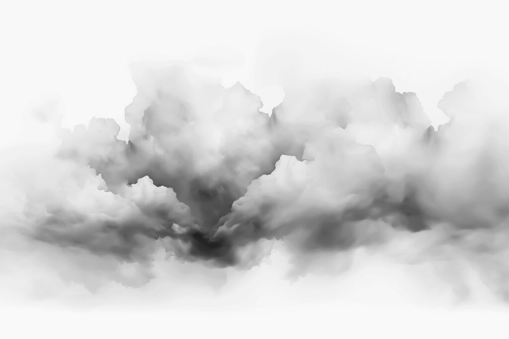 Zwart-witte wolk Zwart-witte wolk
