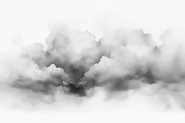 Zwart-witte wolk Zwart-witte wolk