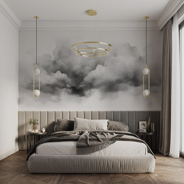Zwart-witte wolk Zwart-witte wolk