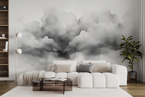 Zwart-witte wolk Zwart-witte wolk