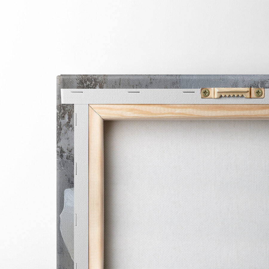 Schilderij van een witte roos Schilderij van een witte roos