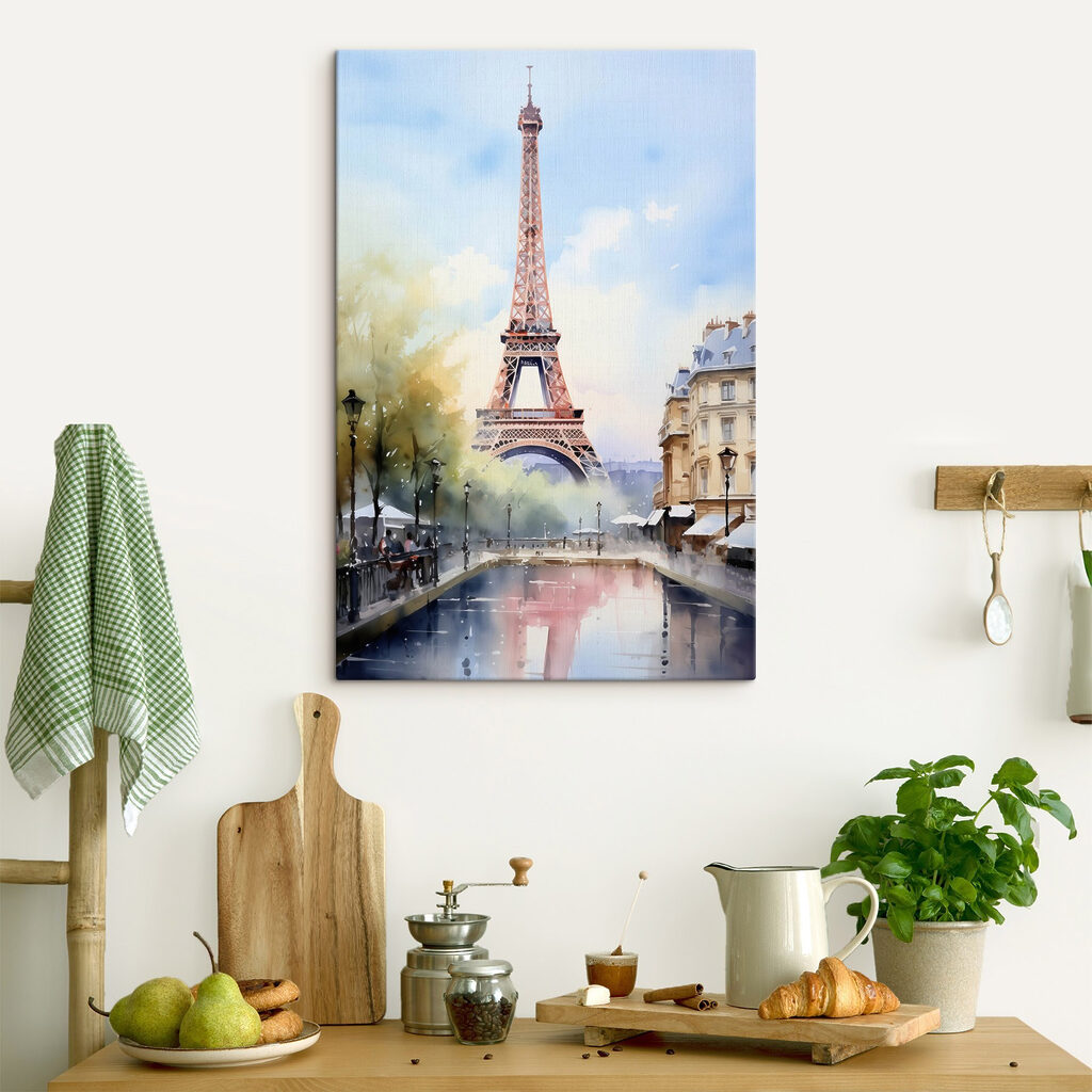 Watercolor of a tower