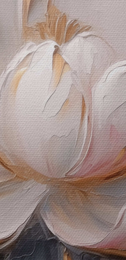 Painting of a flower Painting of a flower