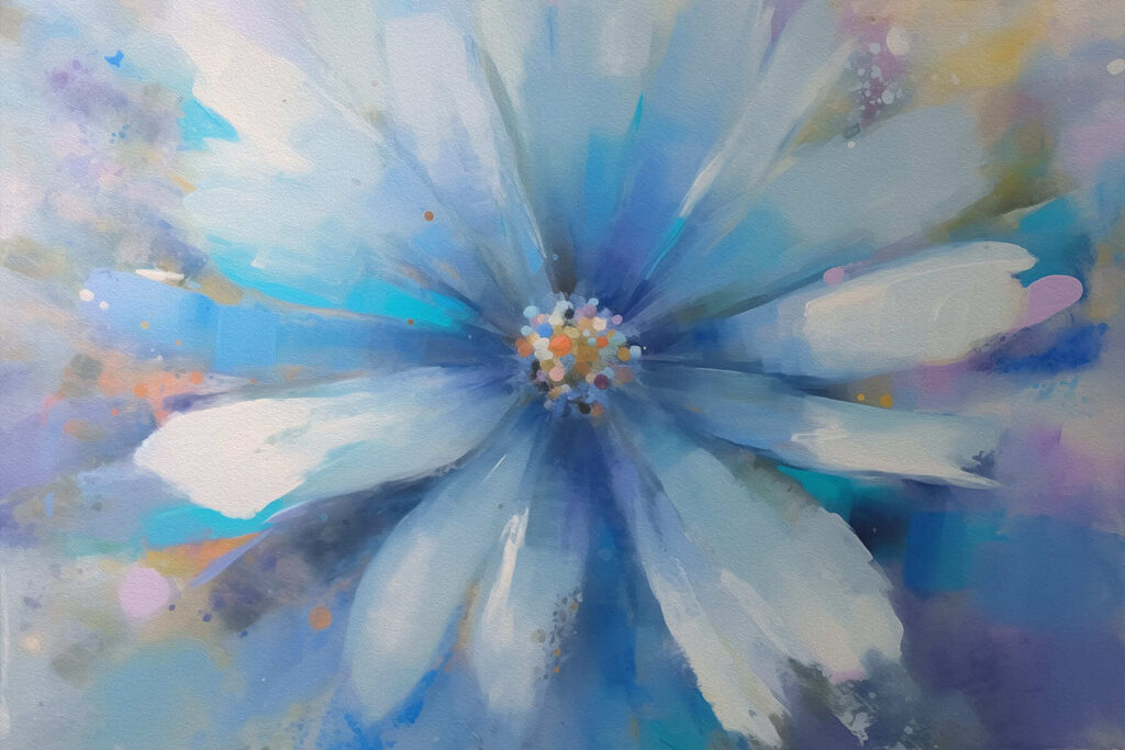 Soft hues of a blooming flower Soft hues of a blooming flower