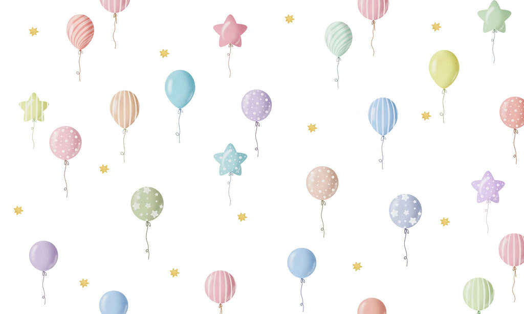 Patroon van ballonnen en sterren Patroon van ballonnen en sterren