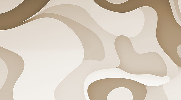 Witte en bruine swirls Witte en bruine swirls