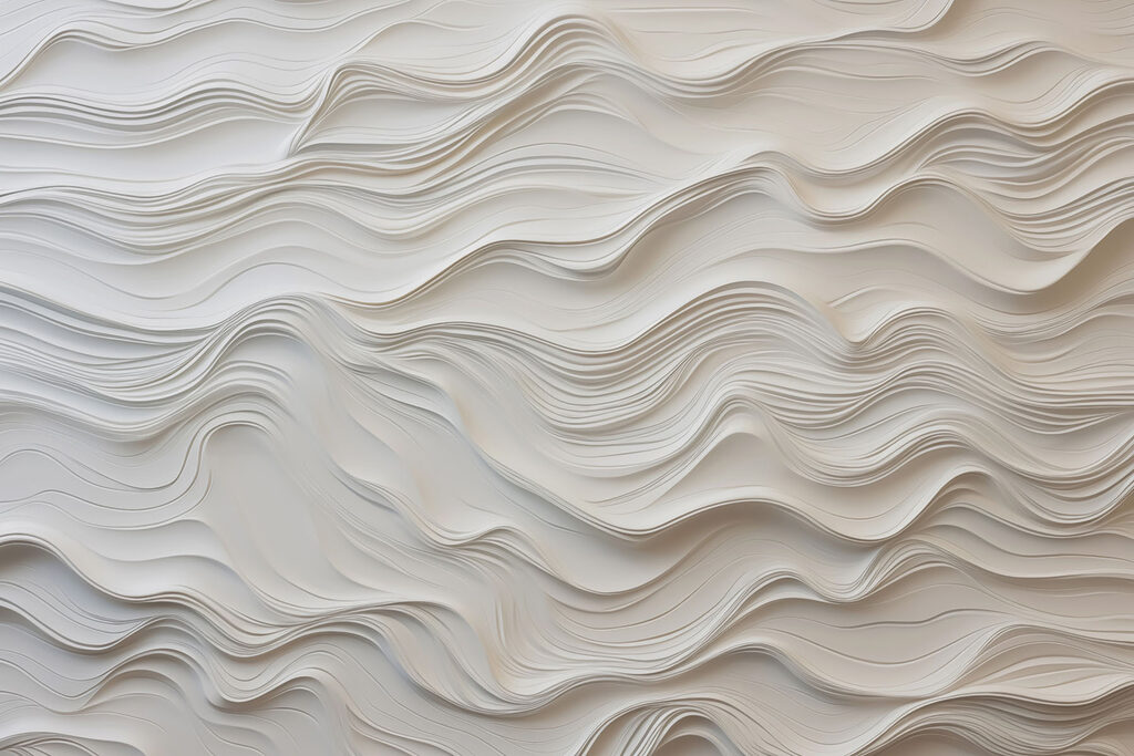 Wit papier uit een muur geknipt Wit papier uit een muur geknipt