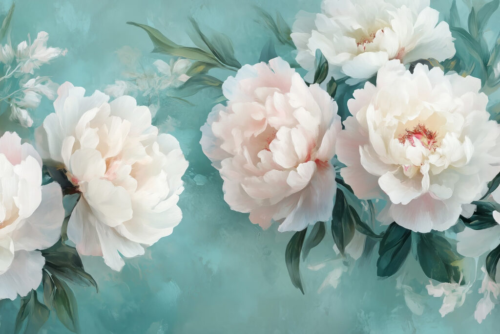 Groep witte bloemen Groep witte bloemen