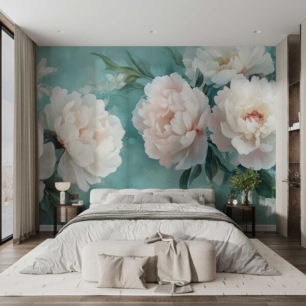 Groep witte bloemen Groep witte bloemen