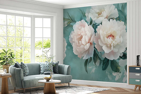 Groep witte bloemen Groep witte bloemen