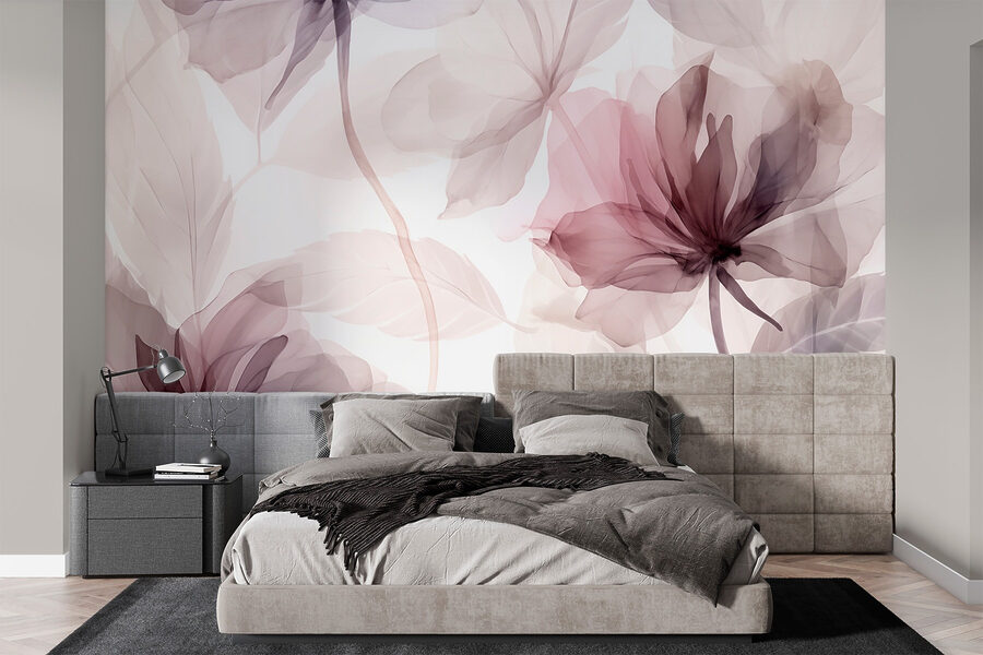 Delicaat gebloemd aquarelontwerp