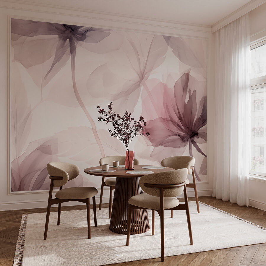 Delicaat gebloemd aquarelontwerp