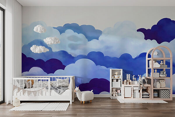 Groep wolken in de lucht Groep wolken in de lucht