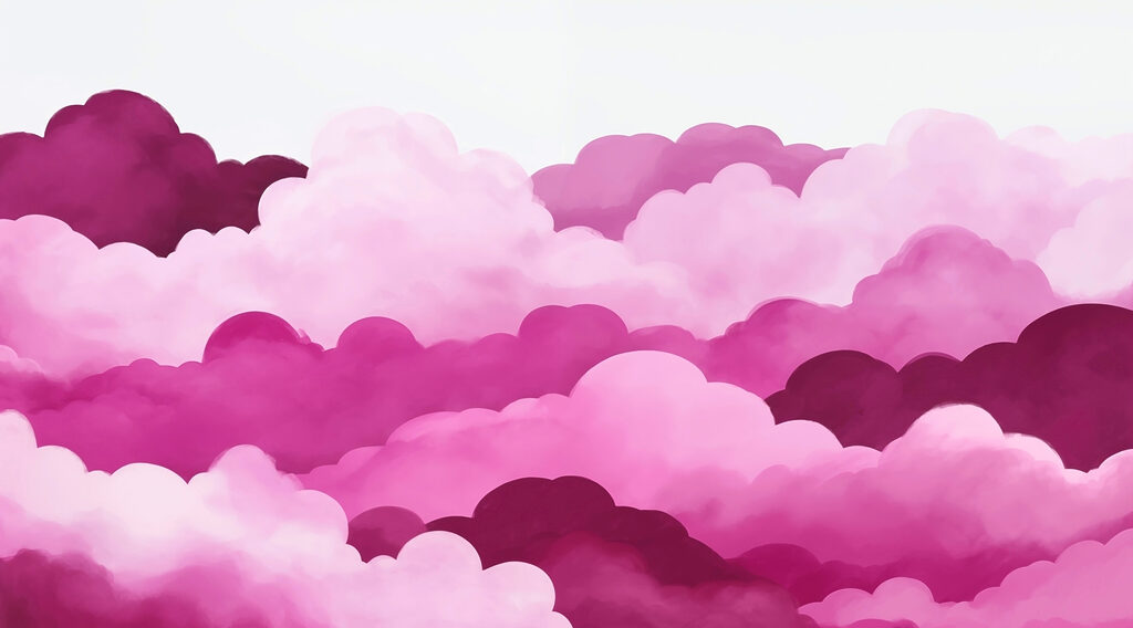 Roze wolken in de lucht Roze wolken in de lucht