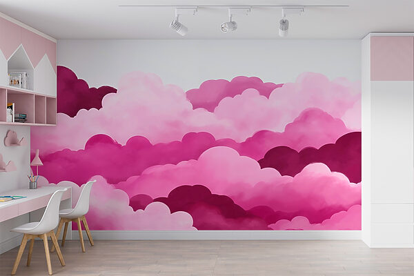 Roze wolken in de lucht Roze wolken in de lucht
