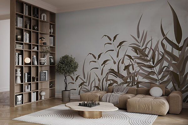 Plant met bruine bladeren Plant met bruine bladeren