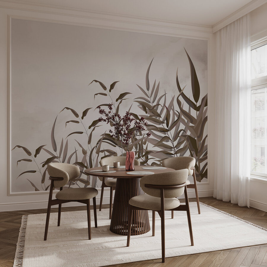 Plant met bruine bladeren