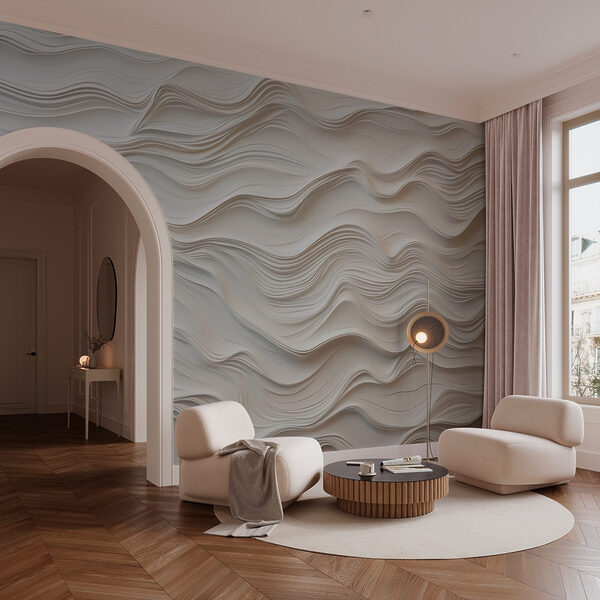 Wit papier uit een muur geknipt Wit papier uit een muur geknipt